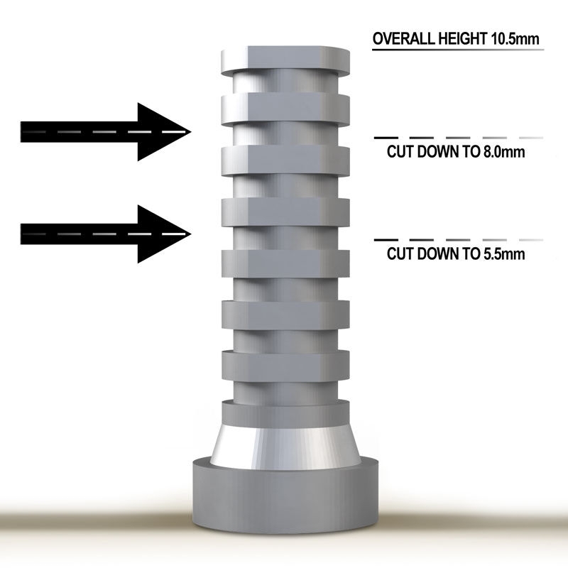 Keystone TiLobe®-compatible 4.1mm Engaging Verification Cylinder