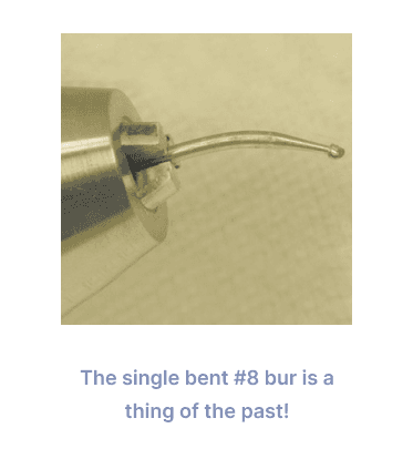 single bent #8 bur