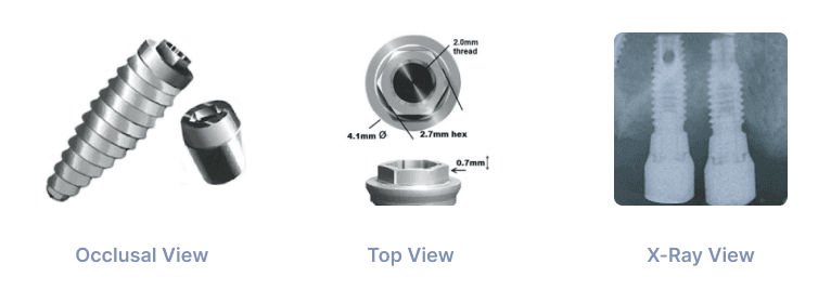 External Hex 4.1mm (Branemark RP)