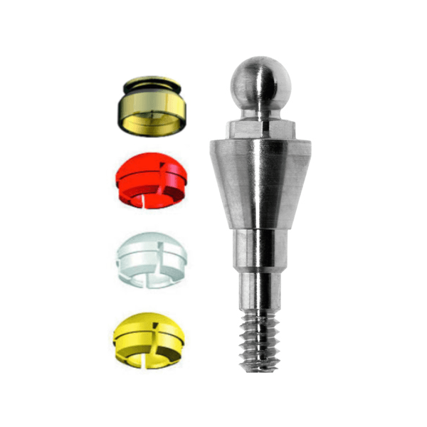 Straumann® BL NC-compatible Clix Complete Ball Abutment 1mm