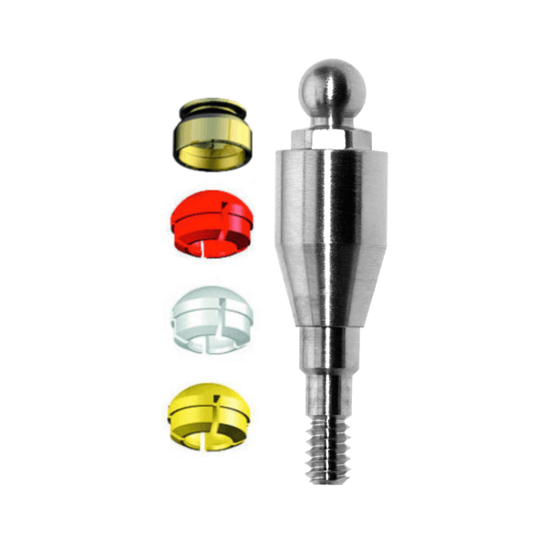Straumann® BL NC-compatible Clix Complete Ball Abutment 4mm