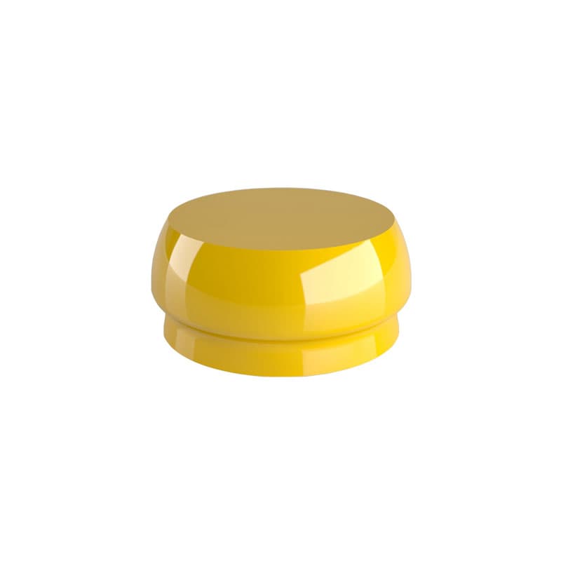 Equator Retentive Caps - Yellow, Extra-Soft (4-Pack)