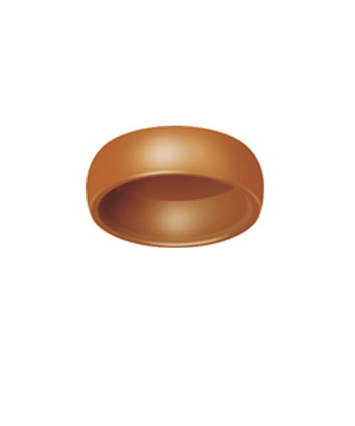 LOCATOR® Retention Insert Replacement - Male - Extended Range - 2.0 lbs - Orange - 20-Pack