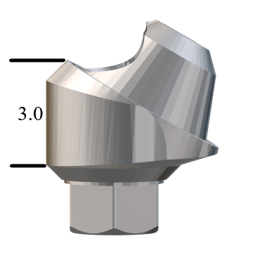 Zimmer® TSV-compatible 3.5mm Multi-Unit Abutment