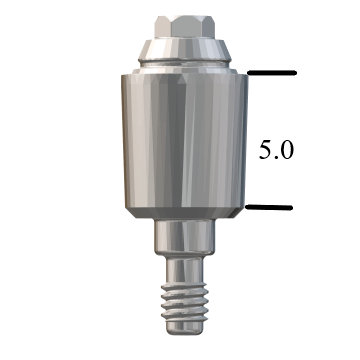 Zimmer® TSV-compatible 4.5mm Straight Multi-Unit Abutment