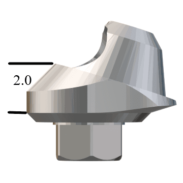 Zimmer® TSV-compatible 4.5mm Angled Multi-Unit Abutment