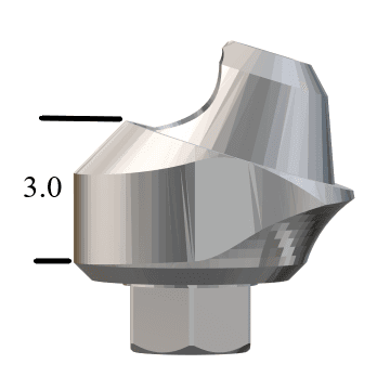 Zimmer® TSV-compatible 4.5mm Angled Multi-Unit Abutment