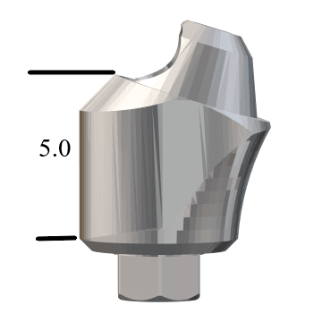 Zimmer® TSV-compatible 4.5mm Angled Multi-Unit Abutment