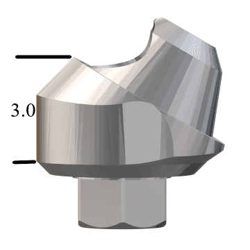 Zimmer® TSV-compatible 4.5mm Angled Multi-Unit Abutment