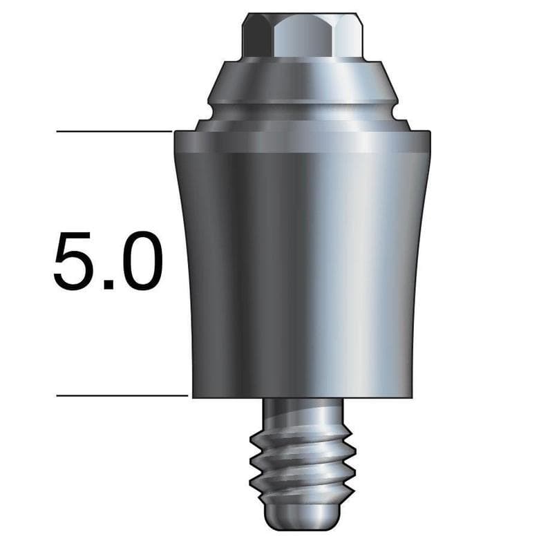 Branemark®-compatible RP Straight Multi-Unit Abutment X 5mm