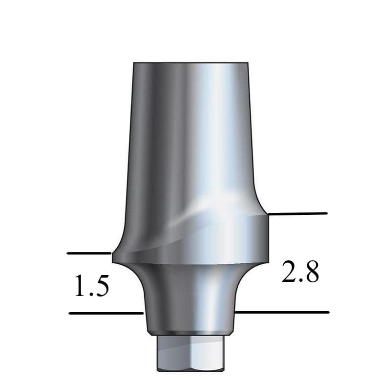 MegaGen AnyRidge®-compatible Esthetic Abutment Straight, Posterior