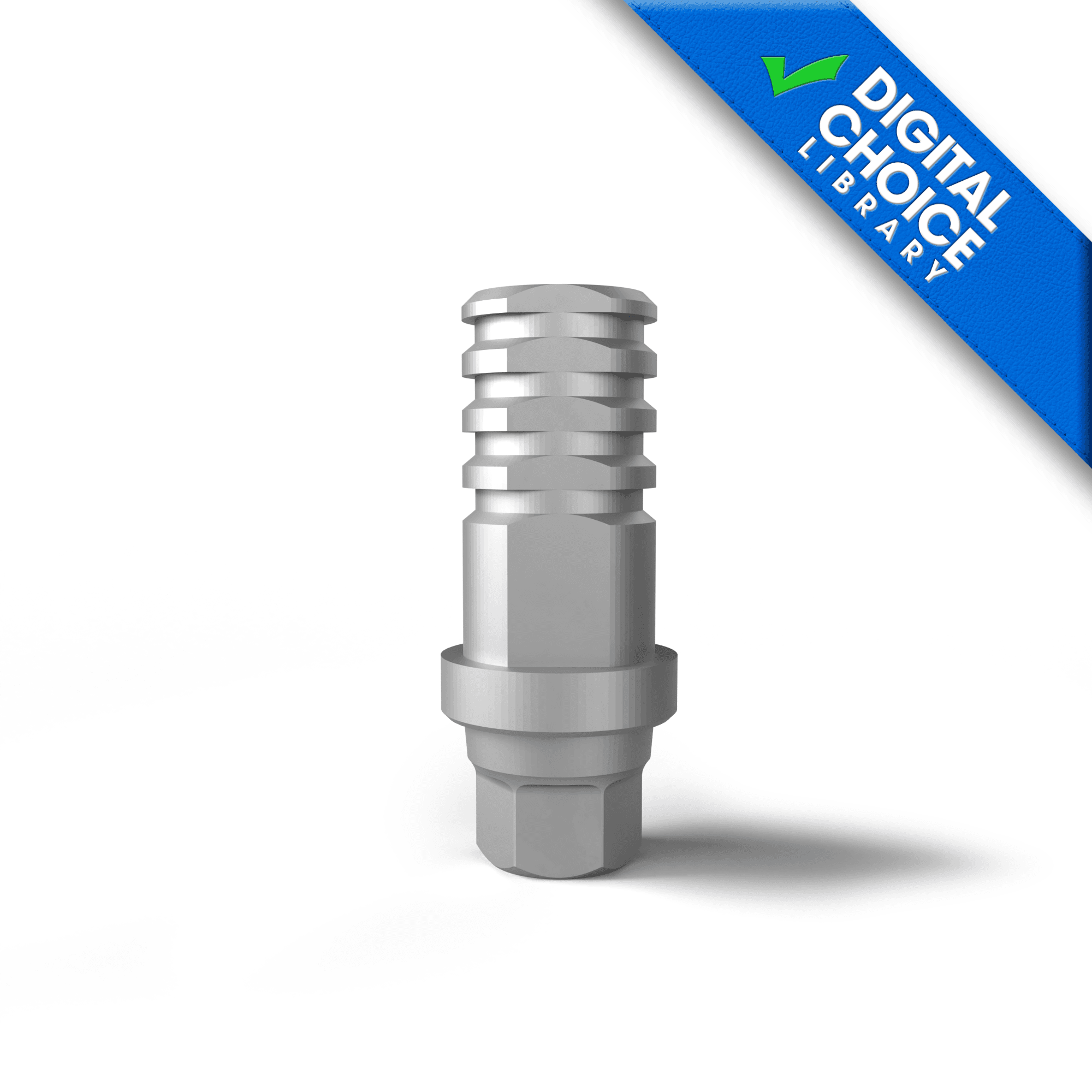 MegaGen AnyRidge®-compatible X 6.0mm Engaging Titanium Base