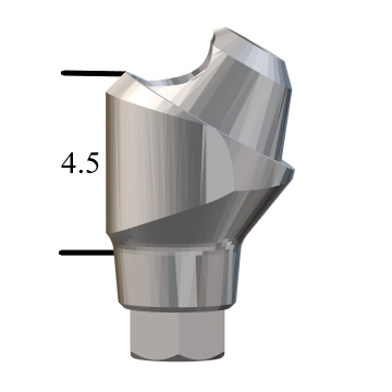 MegaGen AnyRidge®-compatible 30° Multi-Unit Abutment X 4.5mm