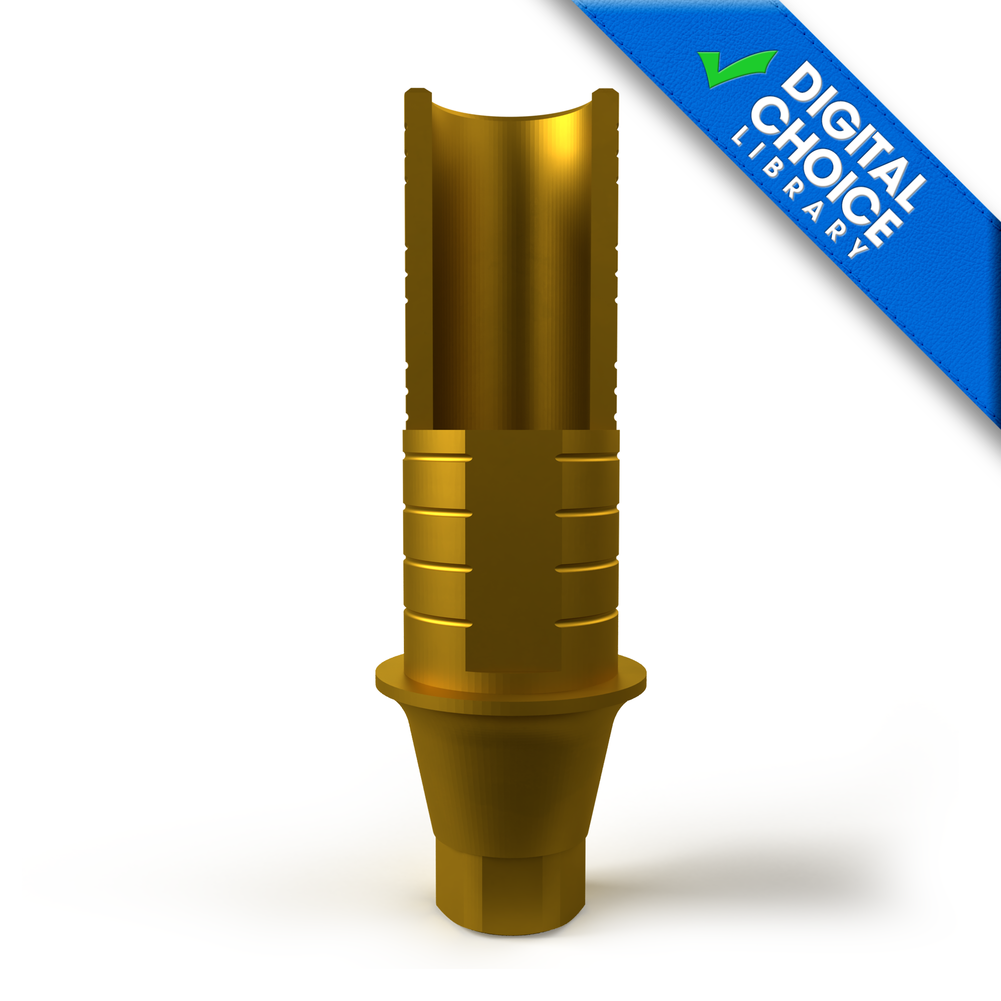 ASC NobelActive™/Conical-compatible NP X 9mm Non-Engaging Titanium Base