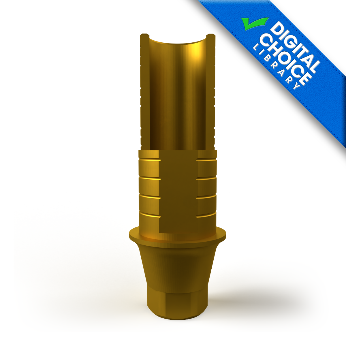 ASC NobelActive™/Conical-compatible RP X 9mm Engaging Titanium Base