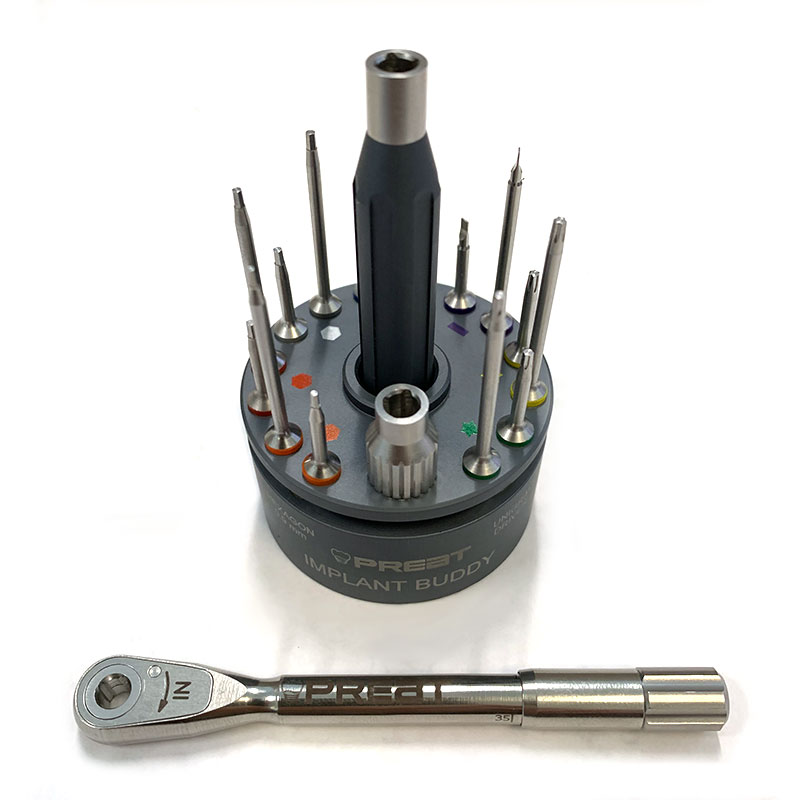 Implant Buddy & Omega Wrench Set