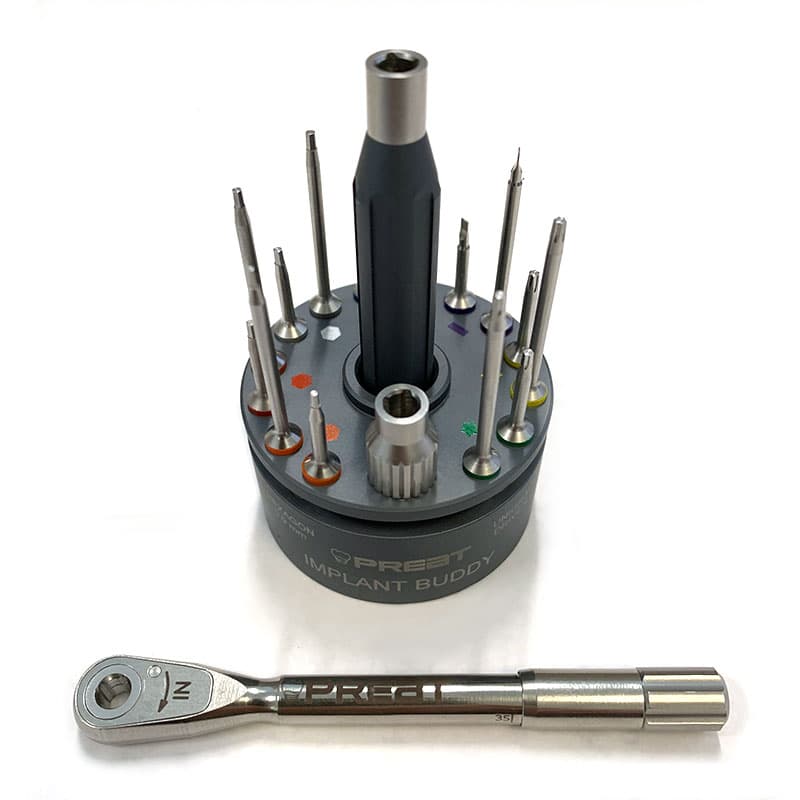 Implant Buddy & Omega Wrench Set